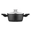 Кастрюля Ardesto Gemini Bari со стеклянной крышкой 3.9 л 24 см алюминий черный (AR1939AC) - миниатюра 3
