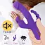 Вибратор кролик 3 в 1 I'MCUM Triple Pleasure Fantasy Фиолетовый (IM-ZDB002) - миниатюра 8