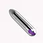 Водонепроникна віброкуля з 10 режимами USB 9,2 см Металік K0577-1 - мініатюра 1