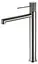 Смеситель для умывальника Imex Line высокий матовый никель BDD038-3NQ Шлифованный черный хром - миниатюра 1