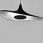 Светильник с уникальным чёрным динамическим плафоном 58х30 см | Line F | Ст. MJ260-600 BK - миниатюра 3