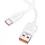 Дата кабель Hoco X115 Surpass USB to Type-C 100W (1m) White - миниатюра 4