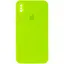Чохол Epik Silicone Case Square Full Camera Protective AA для Apple iPhone XS Max 6.5 Салатовий/Neon green - мініатюра 1