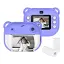 Детская цифровая фотокамера моментальной печати с термопринтером A-plus M&A-2000 Фиолетовый - миниатюра 1