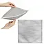 Серветка двошарова багаторазова металева з абразивною сіткою для посуду, скла та меблів 30х30 см Сірий 88109 - мініатюра 1