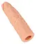 Насадка на пенис Nature Skin Extension Sleeve 19.5 см телесный - миниатюра 8