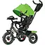 Трехколесный велосипед Best Trike 3390-34-820 с надувными колесами фарой USB и зеленым пультом. - миниатюра 1