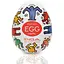 Мастурбатор-яйцо Tenga Keith HaRing Egg Dance - миниатюра 1