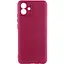 Чохол Silicone Cover Lakshmi Full Camera (AA) для Samsung Galaxy A04e Бордовий / Marsala - мініатюра 1