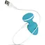 Анальна вібропробка Cala Azul Blanca Vibrating anal plug - мініатюра 7