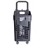 Кошик-візок для супермаркета Yiwu пластиковий 52 x 37 x 90 см (HP-45-16) - мініатюра 2