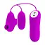 Вібратор з вакуумним стимулятором клітора Pretty Love Suction Vibro Bullets рожевий - мініатюра 4