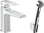 Смеситель Hansgrohe Metropol 100 для умывальника с гигиенической лейкой 32522000, Хром - миниатюра 1