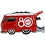 Колекційна модель машинки Hot Wheels Поп культура Volkswagen Kool Kombi Mattel 80th (JBL68) - мініатюра 3