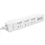 Мережевий фільтр Xiaomi Mi Power Strip White (3 розетки + 3 USB) (6934177700866) - мініатюра 2