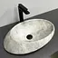 Умивальник VBI Rotello stone matt накладний VBI-017101, Мармур - мініатюра 5