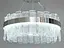 Представительская новинка, хрустальная лед люстра на тросах, 110 Вт, хром - миниатюра 2