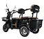 Електроскутер Триколісний 4-місний Crosser TR-4 VAGON (800W, 72V,20Ah) Чорний - мініатюра 4
