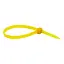 Кабельна стяжка (хомут) 400*5 жовта (внутр. уп. 100шт) ТМ СПЕКТР LUX - мініатюра 1