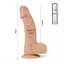 Вібратор Lovetoy Real Extreme 9" 23 см тілесний - мініатюра 5