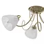 Люстра стельова Brille класична в зал E27 60W BZ (LK-595C/3) - мініатюра 2