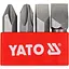 Отверточные ударные вставки Yato крест и плоский шлицы PH2/3 и S8/10х36 мм HEX Ø= 5/16 4 шт. (YT-2812) - миниатюра 1