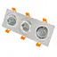 Світильник точковий Brille поворотний HDL-DT 109/3 MR16 SL 36-257 - мініатюра 6