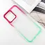 Чехол Epik TPU+PC Fresh sip series для Xiaomi Redmi 12 Салатовый / Розовый - миниатюра 2
