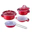 Детский набор посуды «Kitchenware» 620-B5(Red) кастрюля, сковородка - миниатюра 1