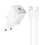 МЗП Hoco N40 Mighty PD20W (1USB-C) + кабель Type-C to Lightning White - мініатюра 1