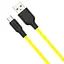 Дата кабель Hoco X21 Plus Silicone MicroUSB Cable (1m) Black / Yellow - мініатюра 4