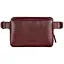 Шкіряна поясна сумка Dropbag Mini Krast бордова - мініатюра 1