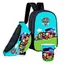 Набір дитячий Щенячий патруль рюкзак 36х27см сумка-бананка, кружка з принтом для хлопчика (01624) - мініатюра 1