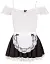 Костюм горничной Cottelli Costumes Maidapos;s XL (черный-белый) - миниатюра 8