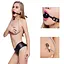 Кляп із затискачами для сосків Fetish Tentation Gag Ball With Nipple Clamps 4 см чорний - мініатюра 3
