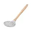 Шумівка силіконова під мармур з дерев'яною ручкою 33.5 см, Kitchen Master Бежевий 86312 - мініатюра 1