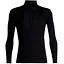 Термокофта Icebreaker 175 Everyday LS Half Zip Men Black L (1052-104 484 001 L) - миниатюра 1