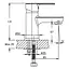 Змішувач для умивальника Haiba MARCO 001 (HB0874) - мініатюра 2