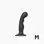 Насадка для страпона Strap-On-Me Dildo Plug P&G Black M - миниатюра 2