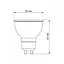LED лампа VIDEX MR16eL 7W GU10 4100K - мініатюра 3