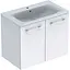 Тумба з умивальником Geberit Selnova Square 80 см 501.256.00.1 Білий - мініатюра 1