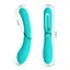 Вібратор Romance Lexie, 20 см (бірюзовий) - мініатюра 3