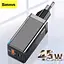 Мережевий зарядний пристрій Baseus GaN2 Q.Charger C+C 45W With Mini Cable Type-C toType-C 60W White CCGAN-M02 - мініатюра 5