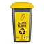 Бак сортувальний Planet для пластику 70 л антрацитово-жовтий (00-00020599) - мініатюра 2