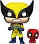 Коллекционная фигурка Funko Pop Дедпул Росомаха и Бейбипул Deadpool Wolverine with Babypool 10 см FP D 1403 - миниатюра 2