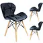 Кресло Jumi Scandinavian Design эко-кожа черный - миниатюра 2