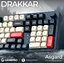 Клавиатура игровая механическая GamePro MK-305-BL Asgard Drakkar Keychron Super Red Switch Bluetooth 5.2/2.4 ГГц/USB Blue - миниатюра 3