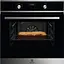 Духова шафа Electrolux електрична 65 л, A, дисплей, конвекція, телескопічні напрямні, чорний - мініатюра 1