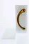 Двосторонній фалоімітатор Glamour Glass Curved Wand 17 см мульті - мініатюра 5