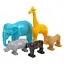 Детский игровой набор "Фигурки животных" 1102 домашние и дикие животные - миниатюра 3